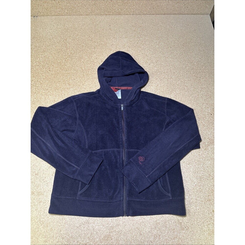 Vintage Rare Patagonia Women's Rhythm Full-Zip Fleece Purple Hoodie Jacket L D1